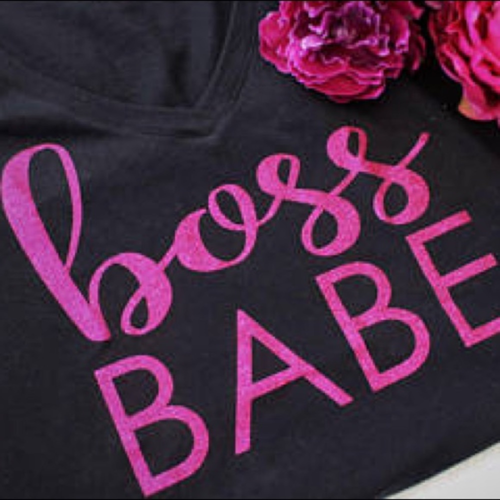 COMING SOON! Boss Babe V Neck NEW